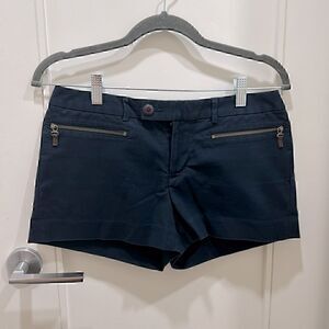 Banana Republic Navy Shorts Zippers size 4
